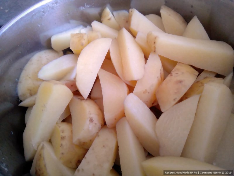 Галушки с картошкой