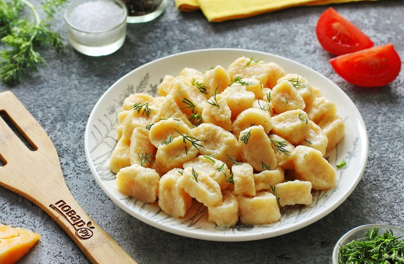 Суп с галушками
