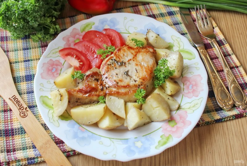 100 Грамм корейки жареной