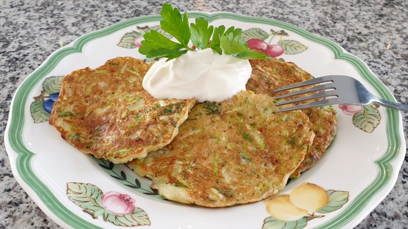 Блины с зеленью