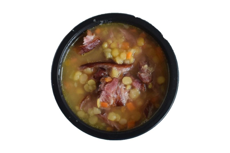 Гороховый суп с копчеными ребрышками