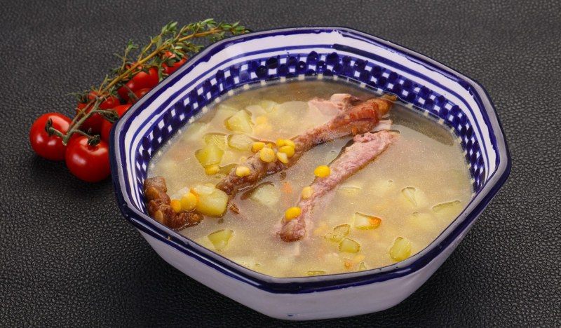 Суп с беконом
