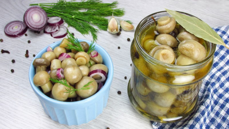 Rита маринованные шампиньоны
