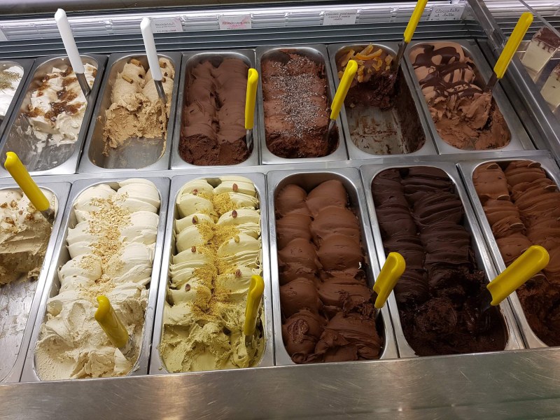 Шоколадное мороженое