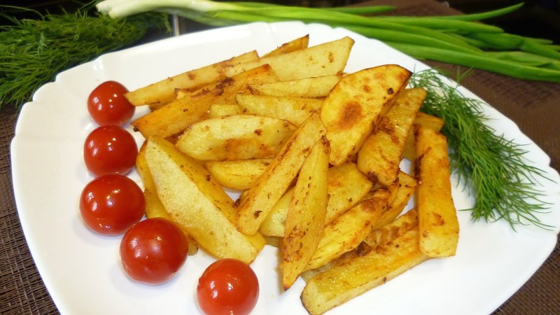 Картофель ломтиками в духовке