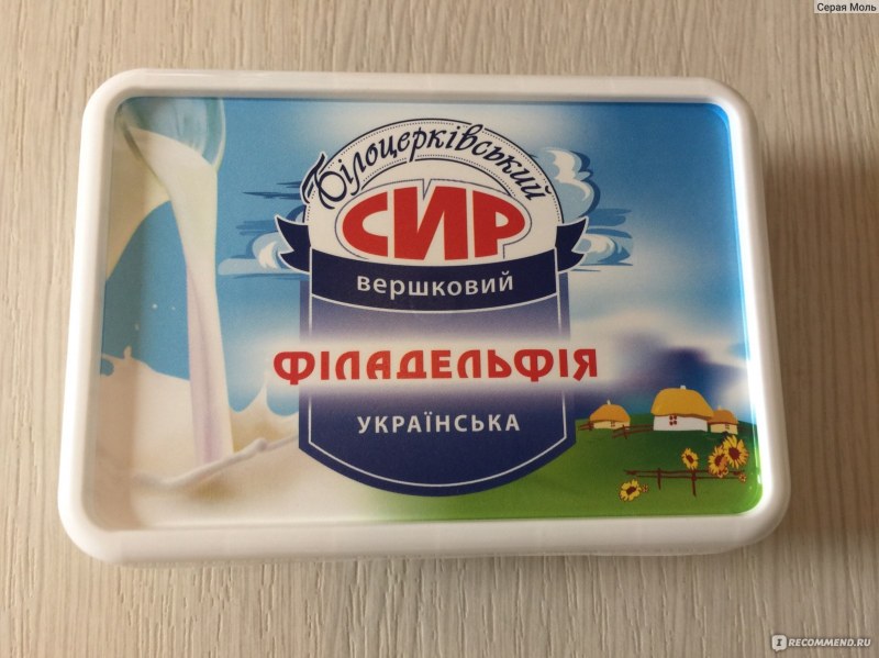 Творожный сыр типа Филадельфия