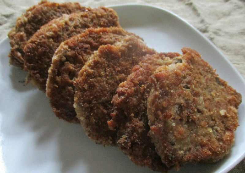 Котлеты из индейки с фасолью стручковой
