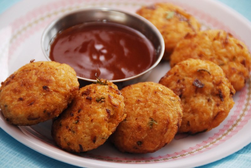 Котлеты из индейки с фасолью стручковой