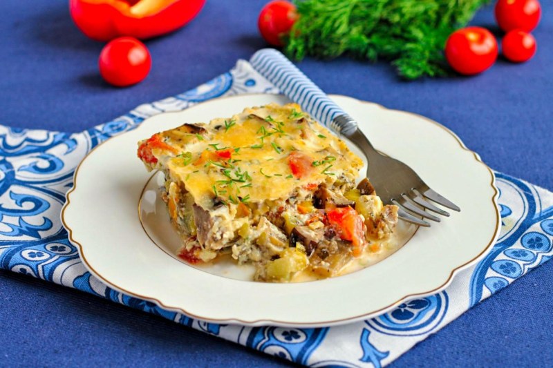 Запеканка кабачки цукини