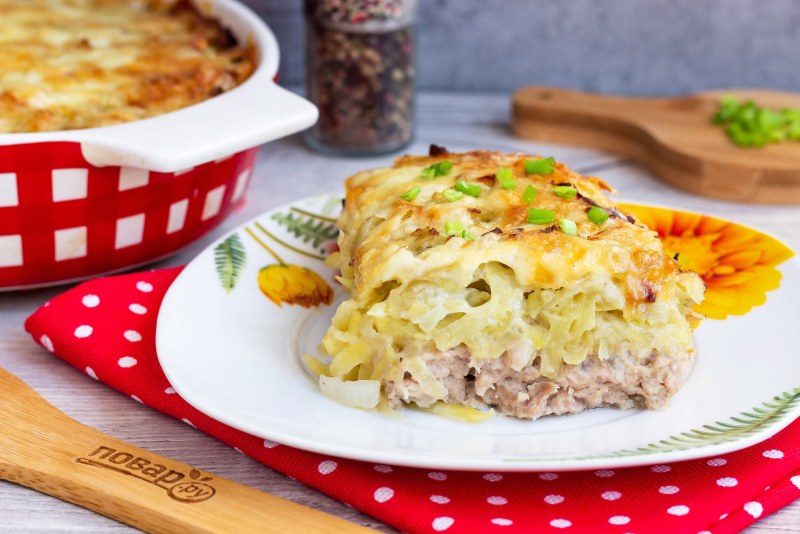 Кассероль из индейки