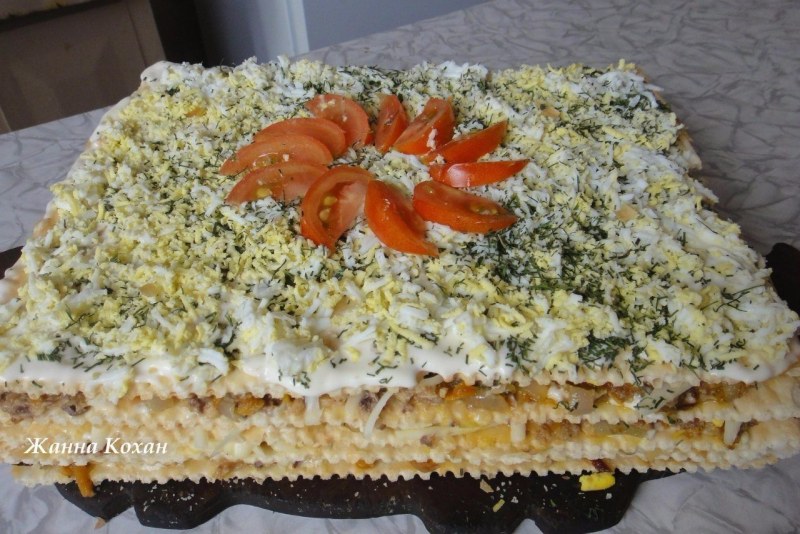 Мясной закусочный Наполеон