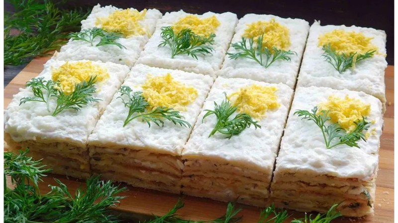 Закусочный торт Царский