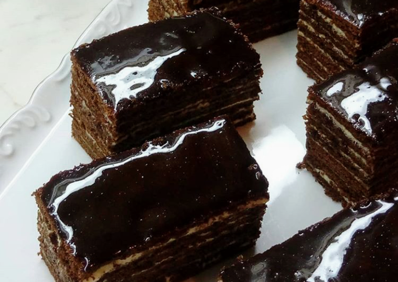 Торт медовик Карамельный