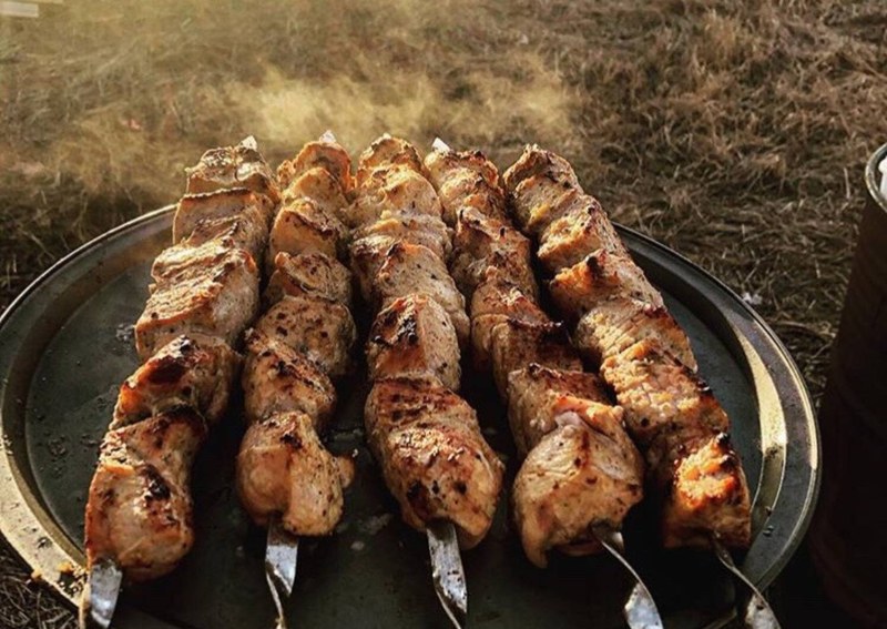 Свиная корейка шашлык
