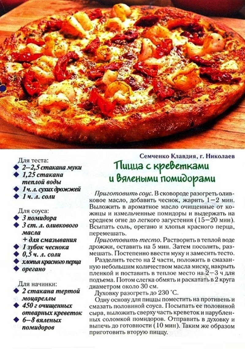 Пицца на сковороде на дрожжевом тесте