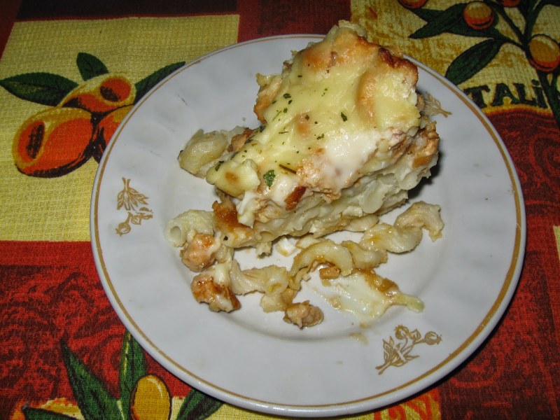 Куриная запеканка с овощами