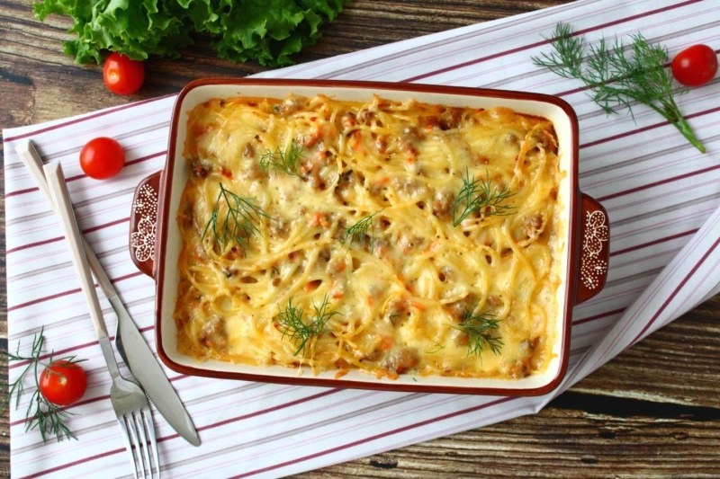 Фаршированные макароны каннеллони