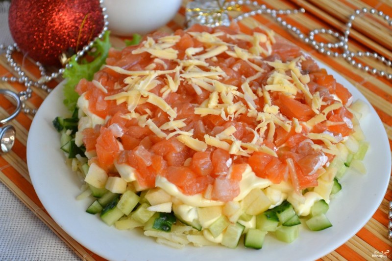 Вкусные новогодние салаты