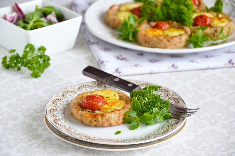 Картофель запеченный с грибами