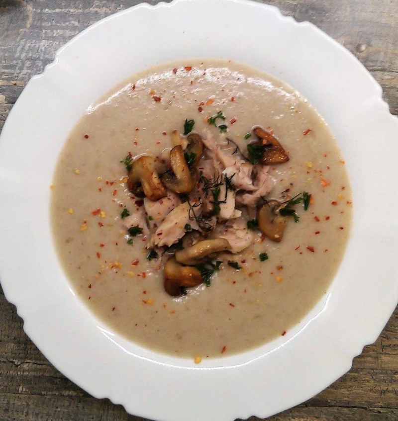 Крем суп с шампиньонами