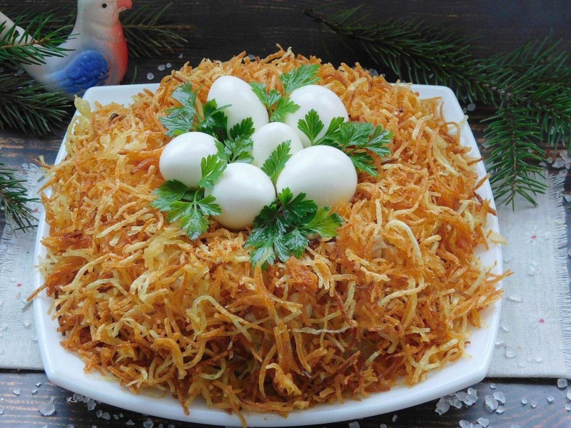 Салат гнездо глухаря Глобус