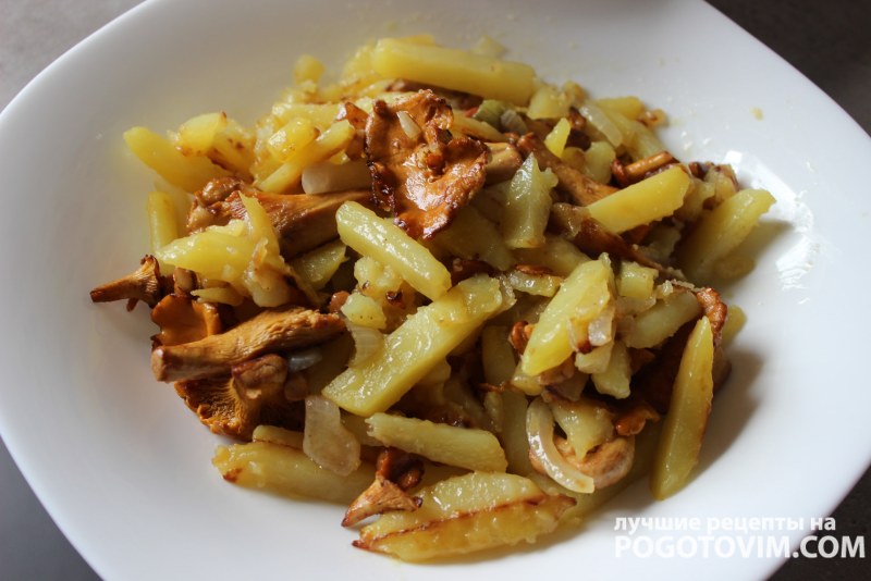 Жареная картошка с луком