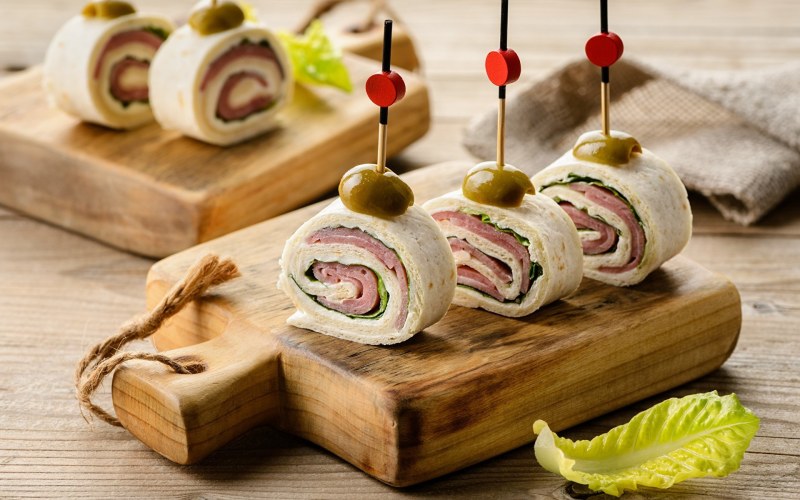 Канапе с бужениной