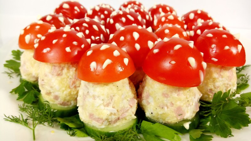 Фаршированные помидорки черри