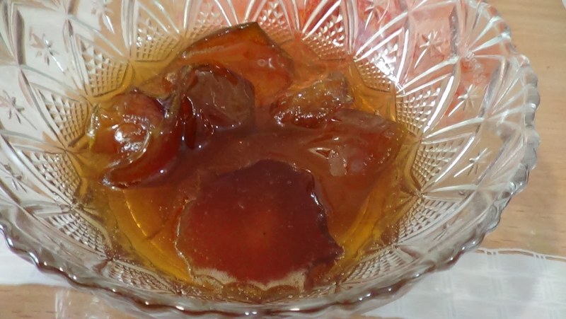 Грушевое варенье дольками Янтарное