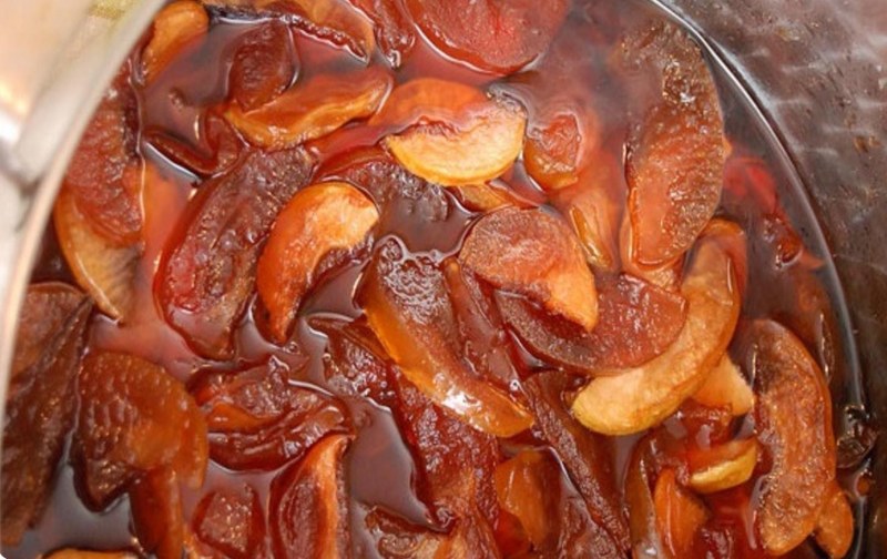 Вкусное варенье из яблок дольками Янтарное