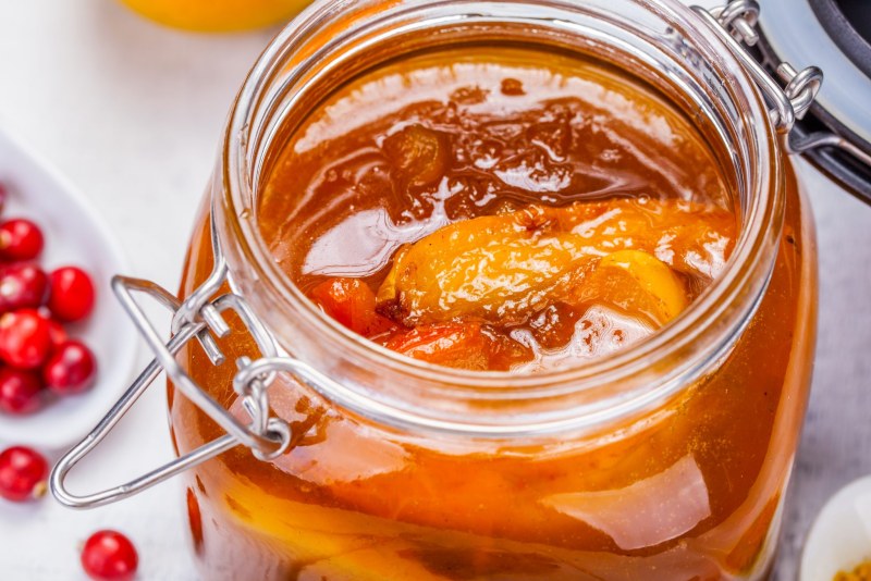 Яблочное варенье дольками