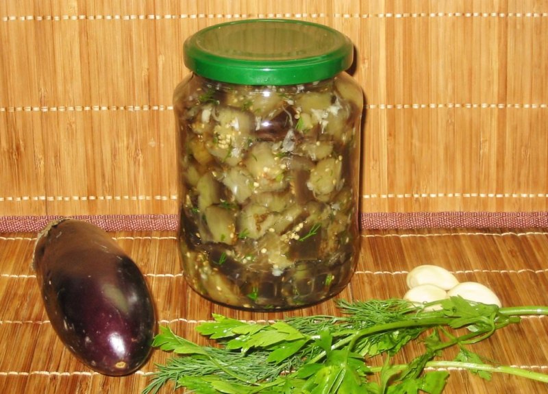 Баклажаны " а ля грибочки"