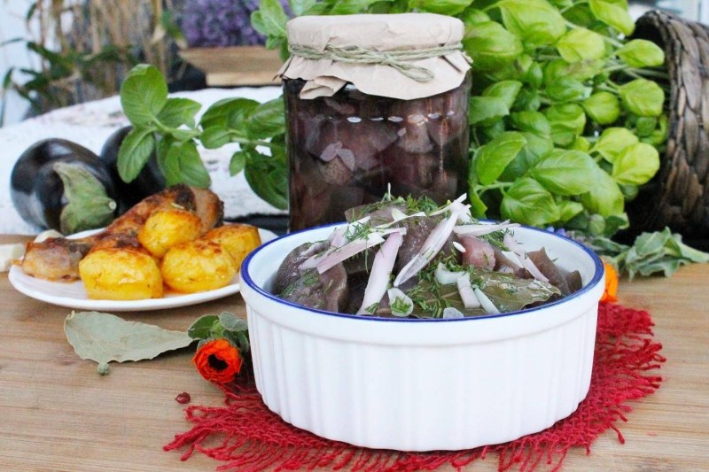Баклажаны-грибочки на зиму