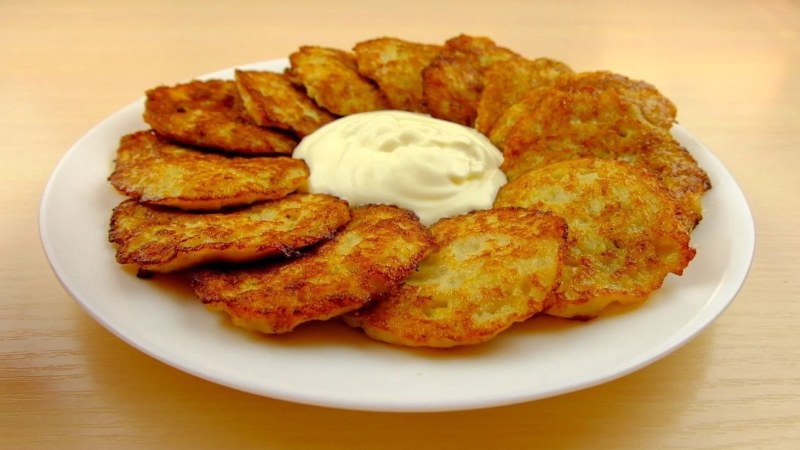 Картофельные драники с мясом