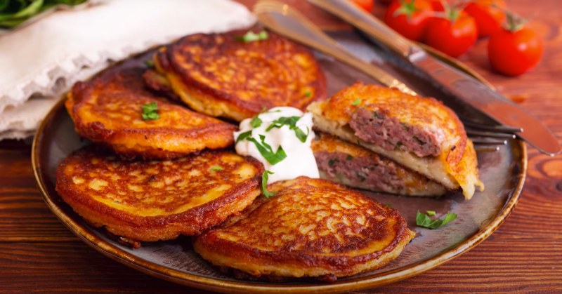 Зразы картофельные с курицей