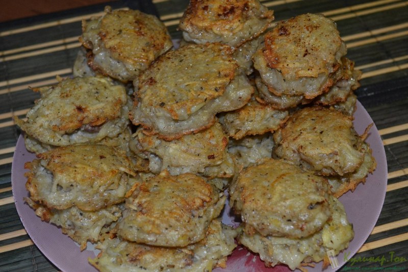 Драники картофельные с фаршем