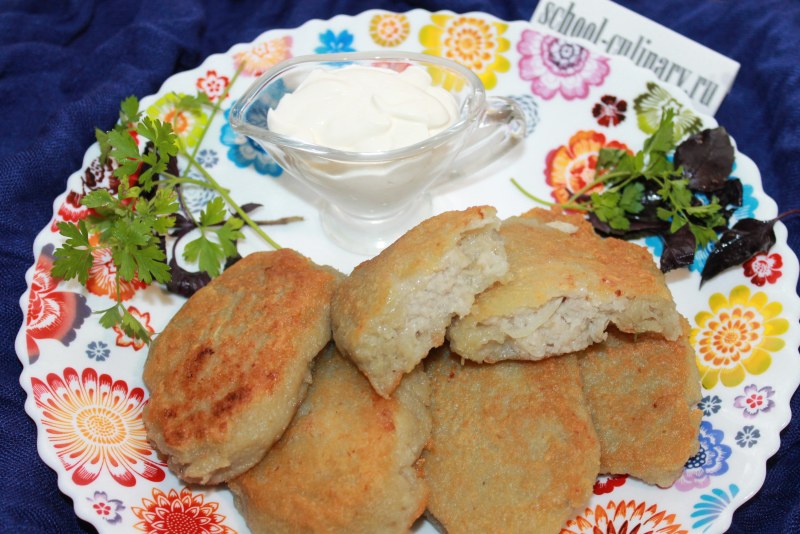 Колдуны из картофеля и мясного фарша