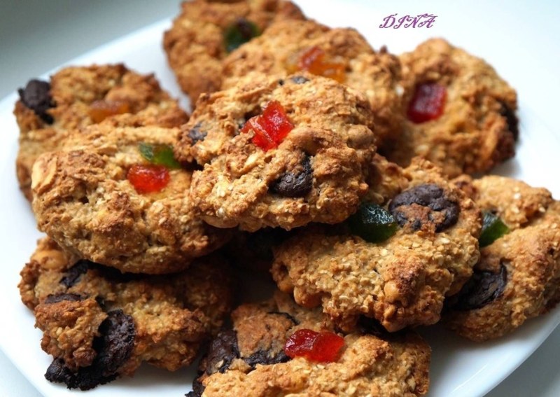 Biscuit печенье с арахисом и яблоком