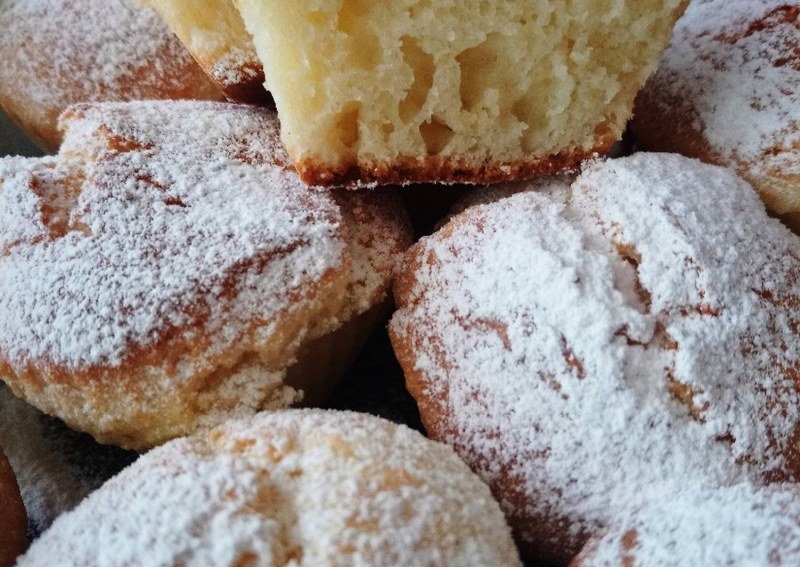 Творожный кекс