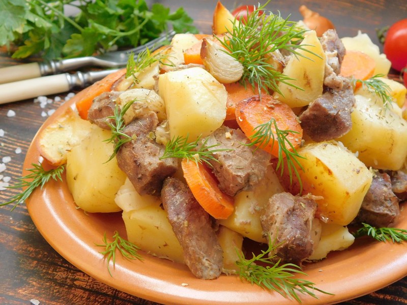 Говядина с картошкой