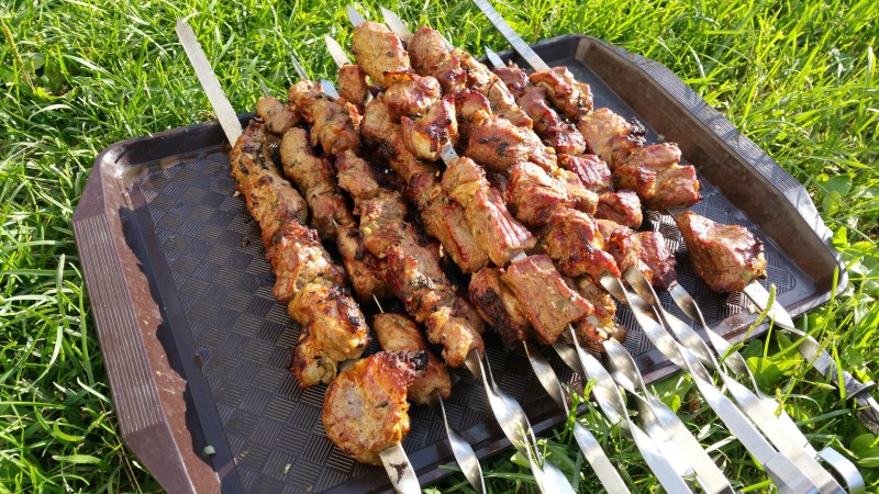 Шашлык свиной в маринаде