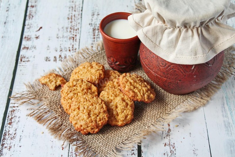 Овсяное печенье с медом