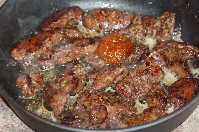 Приготовление куриной печени