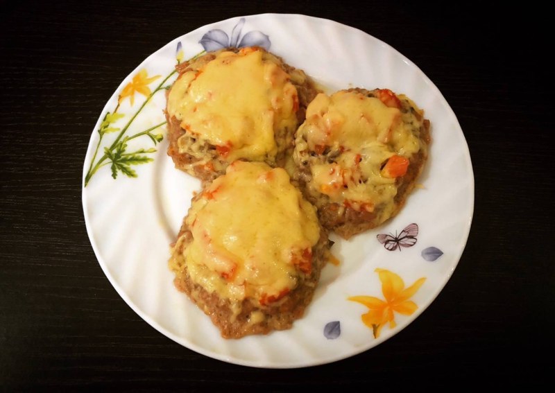 Картофельные гнезда с грибами