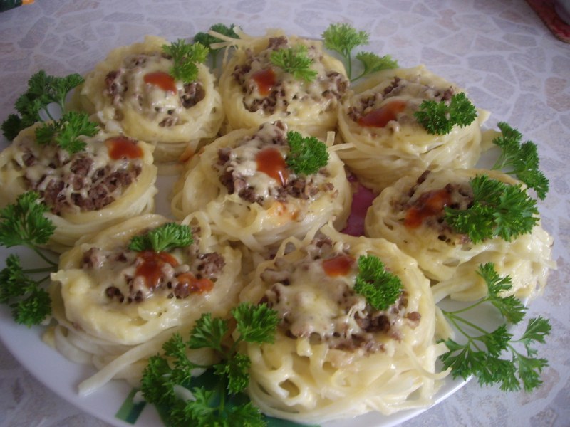 Вкусный ужин из фарша и картошки