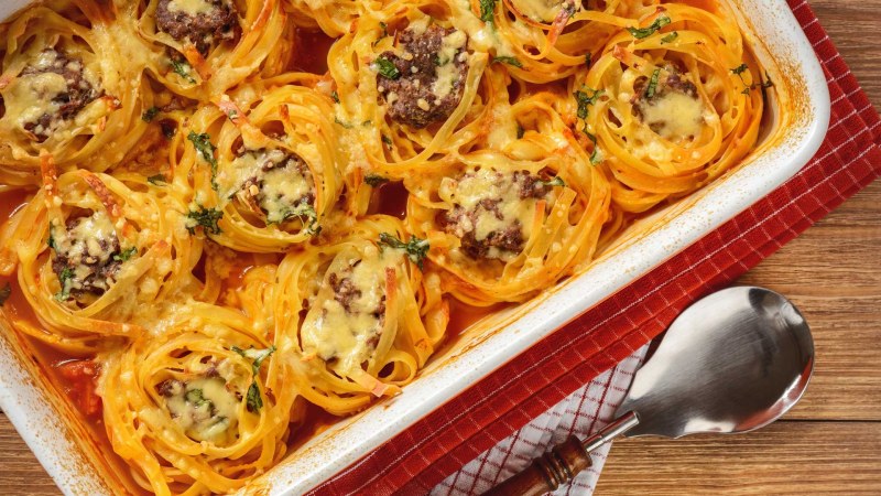 Стожки - блюдо из мясного фарша