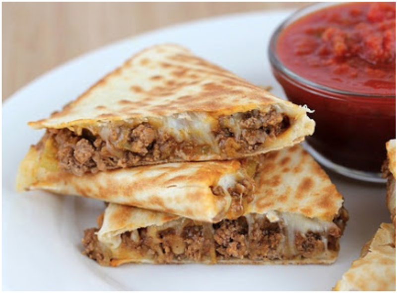 Кесадилья мясная