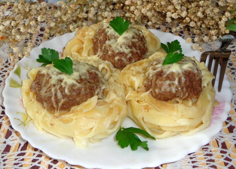 Красивые блюда из макарон