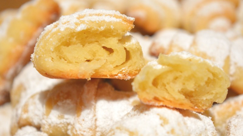 Печенье с творожной начинкой