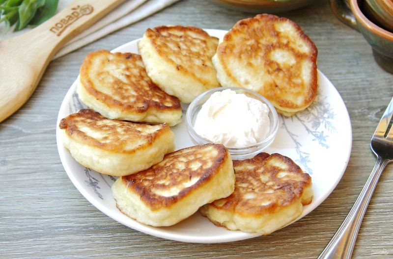 Вкусные оладьи на снежке